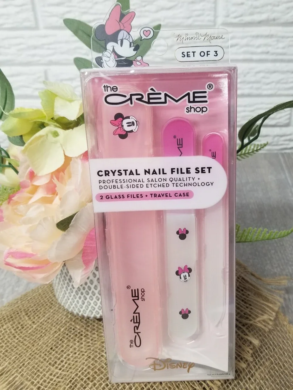Minnie Mouse/ The Creme Shop Nail File Set